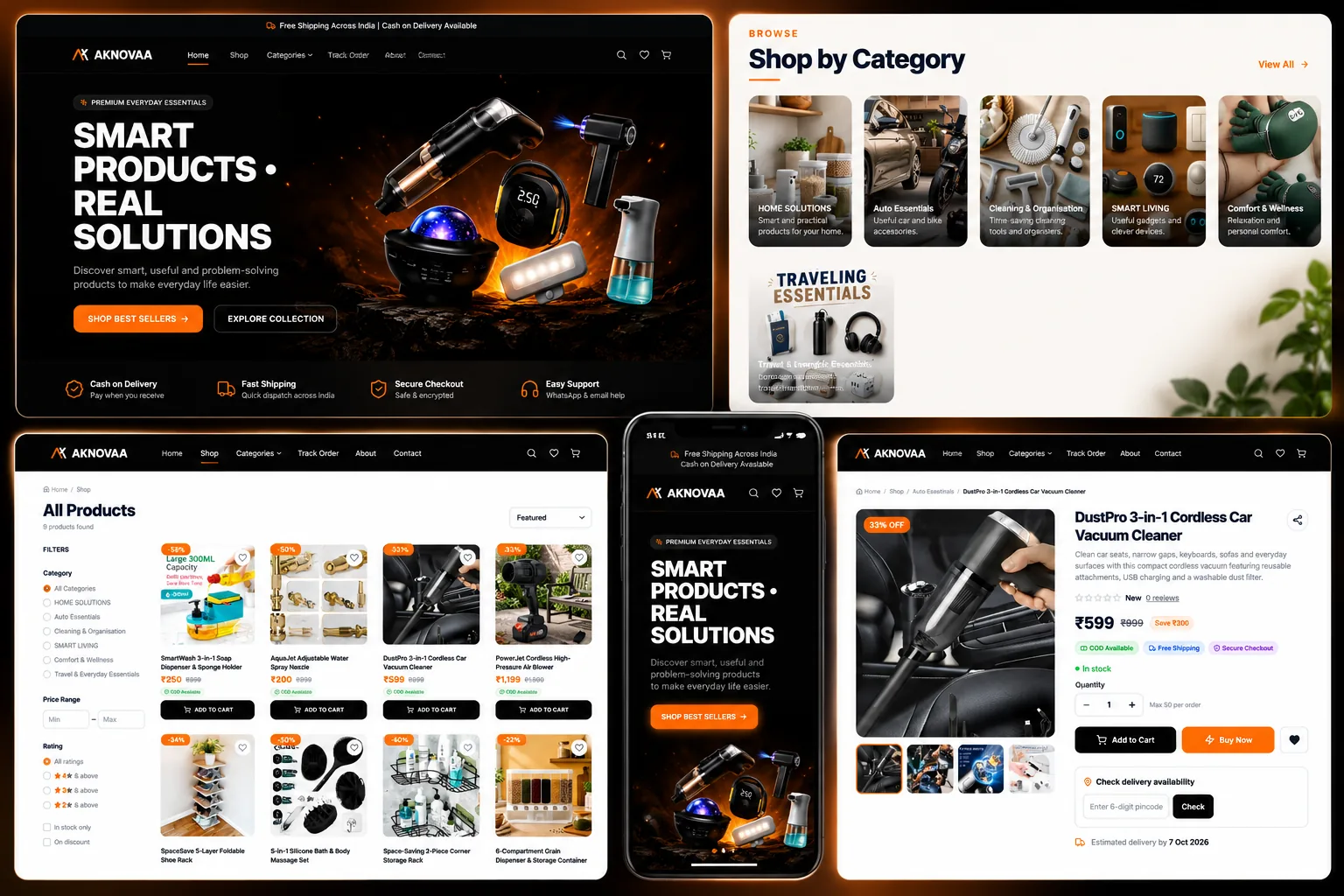 AKNOVAA — Ecommerce Store by AK Solution